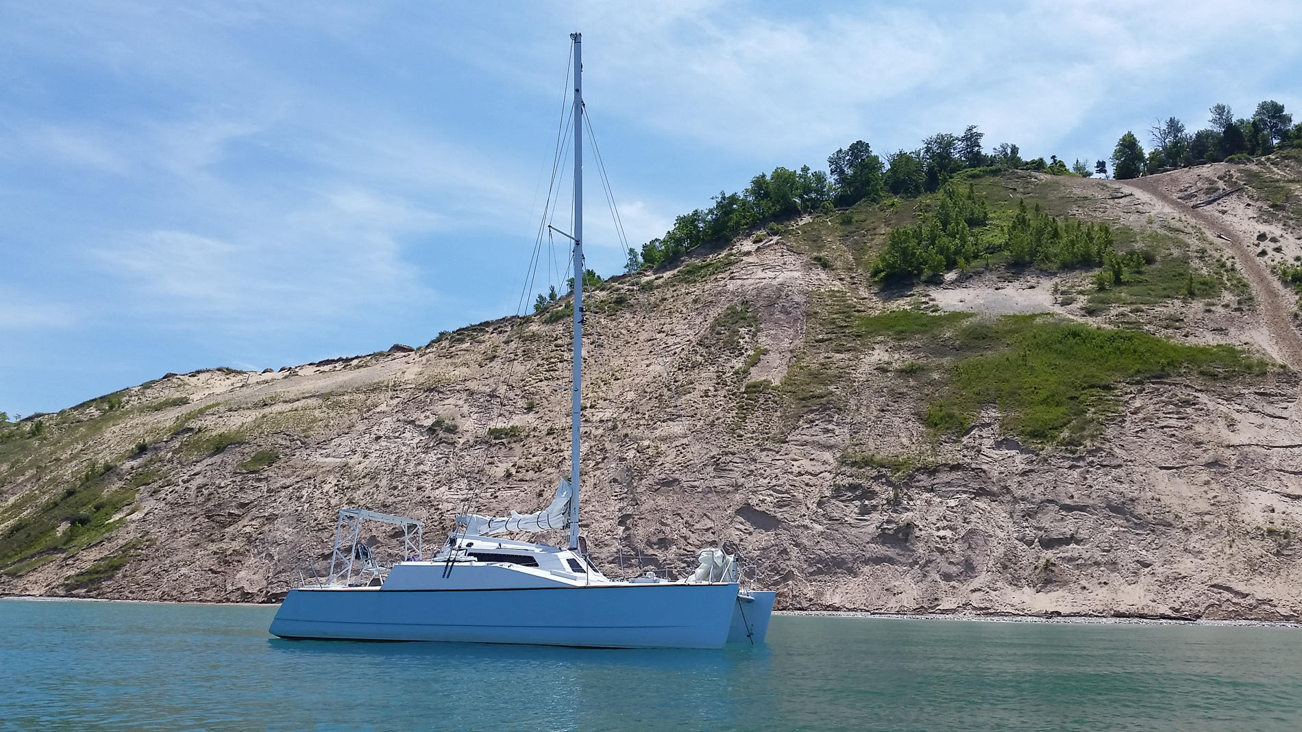 From motor boat to sail boat through Lake Michigan and Lake Superior